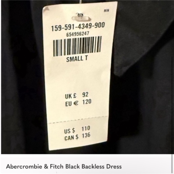 Abercrombie & Fitch Black Dress - Picture 3 of 3